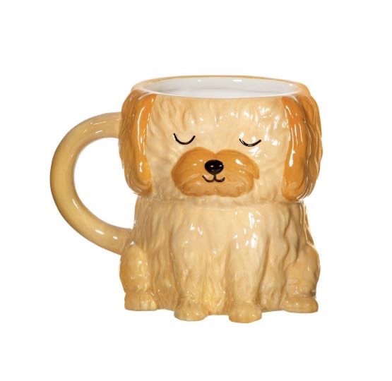 Cockapoo shaped mug from sass and belle