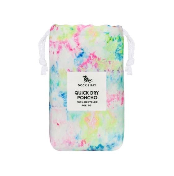 Dock & Bay Kids Poncho - Kids - Bubble Dreams (Age 6-10)