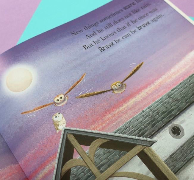 When Owl Feels Scared - Me And My Feelings Children's Paperback Book