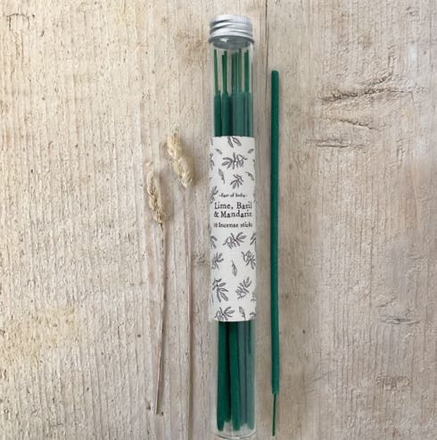 Incense Sticks Lime, Basil & Mandarin - East Of India