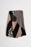 Cara Lightweight Scarf - Grey, Animal Colour Block