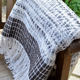 Arizona Zig Zag Heavyweight Herringbone Throw Blankets