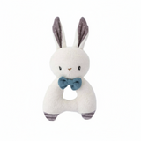 Rabbit Baby Rattle - Blue (Organic Cotton)