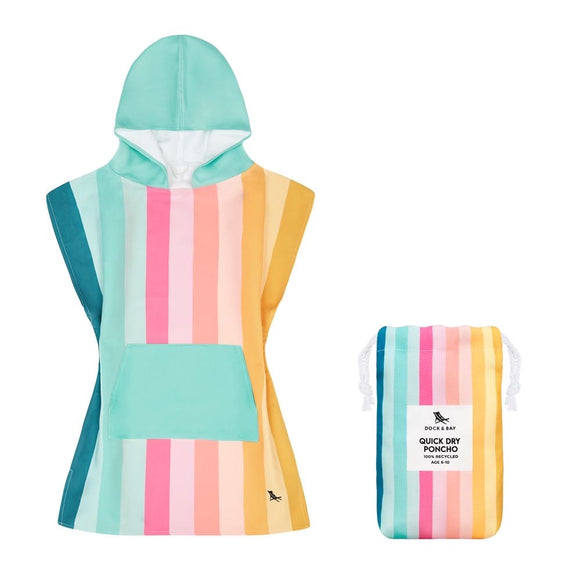 Dock & Bay Kids Poncho - Kids - Coastal Candy