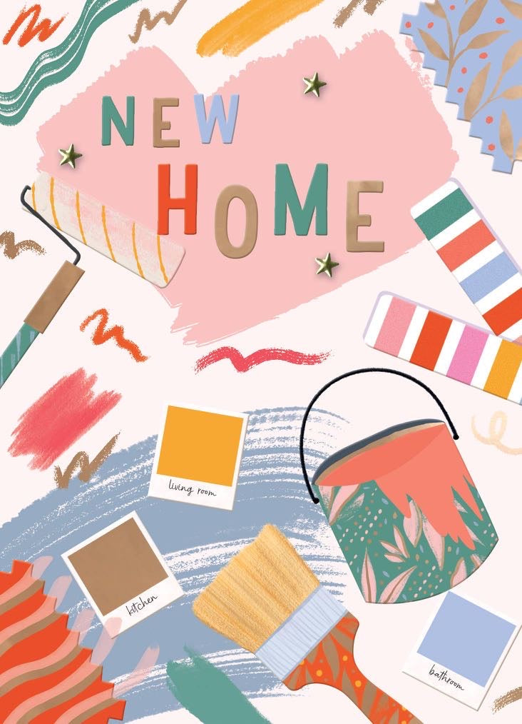 New Home Card | Housewarming Greeting Card | Congratulations on Your New Home