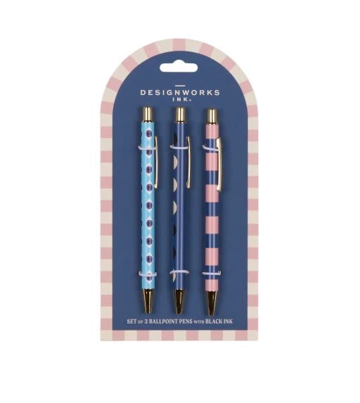 A DOPO SET OF 3 PENS - EYE MOON STRIPE