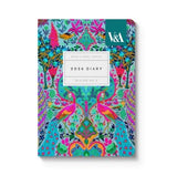 Neon Floral Peacock Premium Paperback Diary (A5