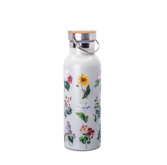 Vintage Flowers Metal Water Bottle - Sass & Belle