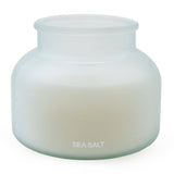 Large Frosted Candle Sea Salt Scent