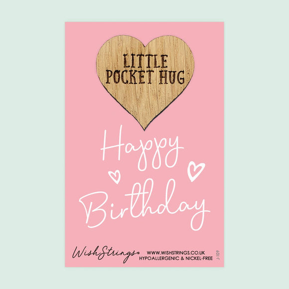 Happy birthday little pocket hug from wishstrings 
