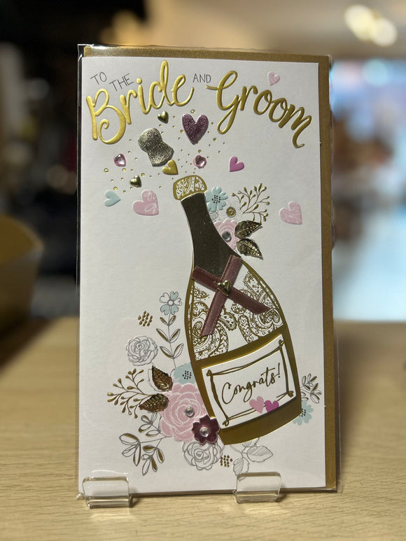 Bride & Groom Greeting Card