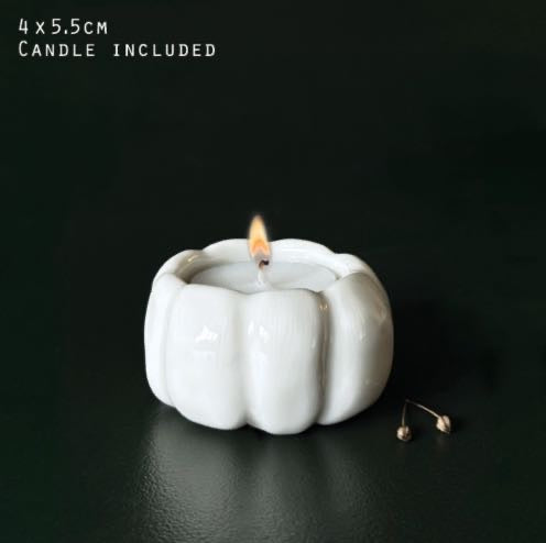 Pumpkin Tealight Holder - Friends Warm The Heart - East of India