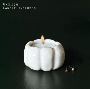 Pumpkin Tealight Holder - Friends Warm The Heart - East of India