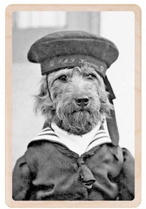 HMS Dog Wooden Postcard - The Wooden Postcard Company