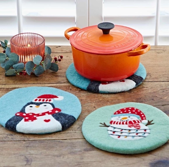 Felt Christmas Trivet