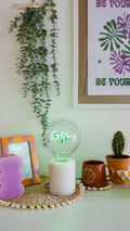 Gin LED Text Light Bulbs- Screw Down