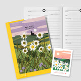 Walking logbook lighthouse - journal outdoor notebook Journal