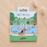 German Shepherd Dog Pin - Sweet William