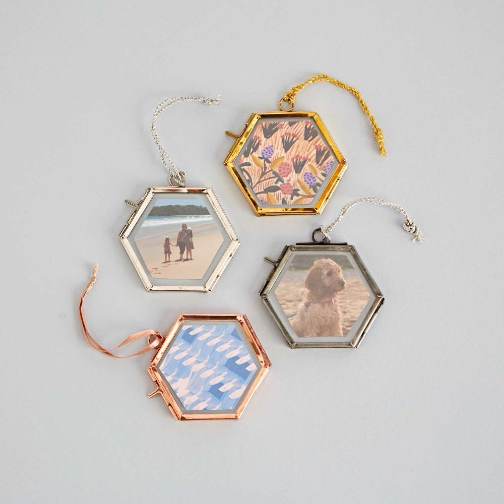 Alia Mini Hexagon Hanging Photo Frame - Handmade