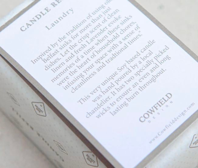 Fresh Laundry Candle Refill | For Mini Belfast Sink