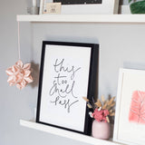 This Too Shall Pass Monochrome Print A4