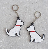 Westie Keyring