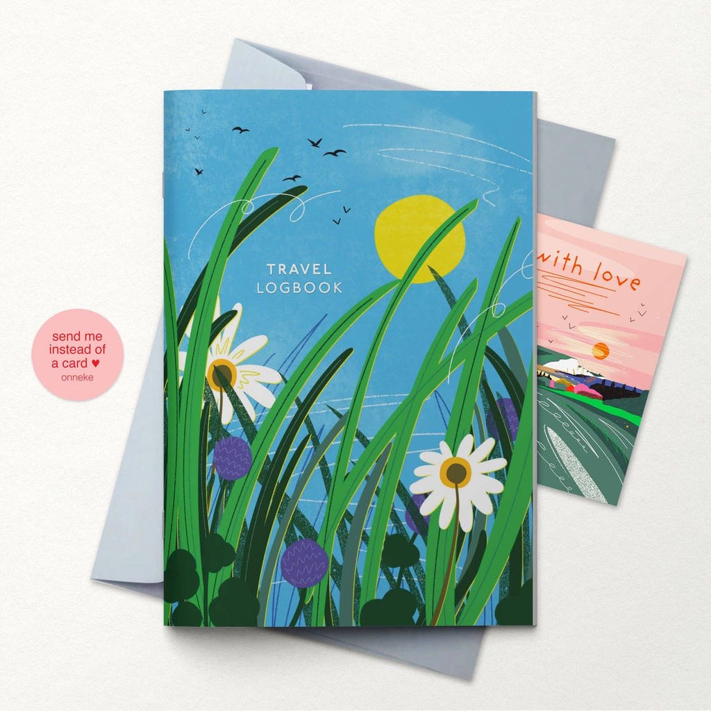 Travel Logbook by Onneke – Illustrated Journal Gift for Travellers