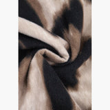 Neutral Leopard Mediumweight Scarf