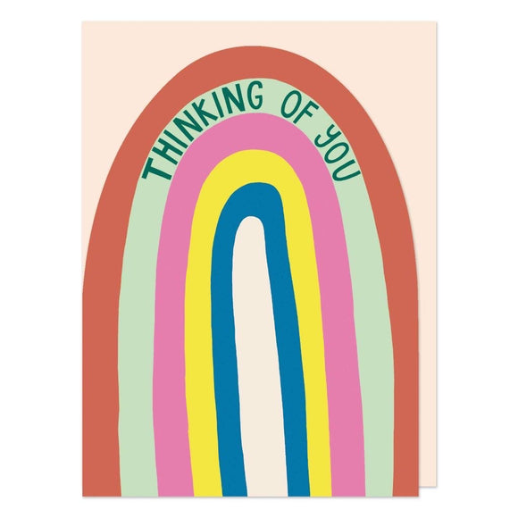 Thinking of You Die-Cut Rainbow Card