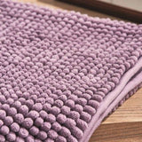 Chenille Bobble Bath Mat Supersoft Microfibre & Non-Slip