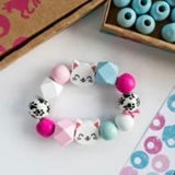 Kitten bead making kit | Beading craft kit | Bracelet making | Gift for girls | Girls party