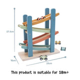Retro Wooden Ramp Racer Toy - Jumini