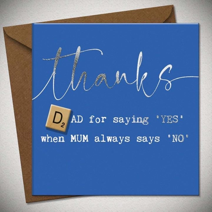 Thanks Dad Greeting Card