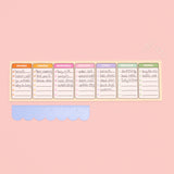 Days of the Week Keyboard Weekly Planner