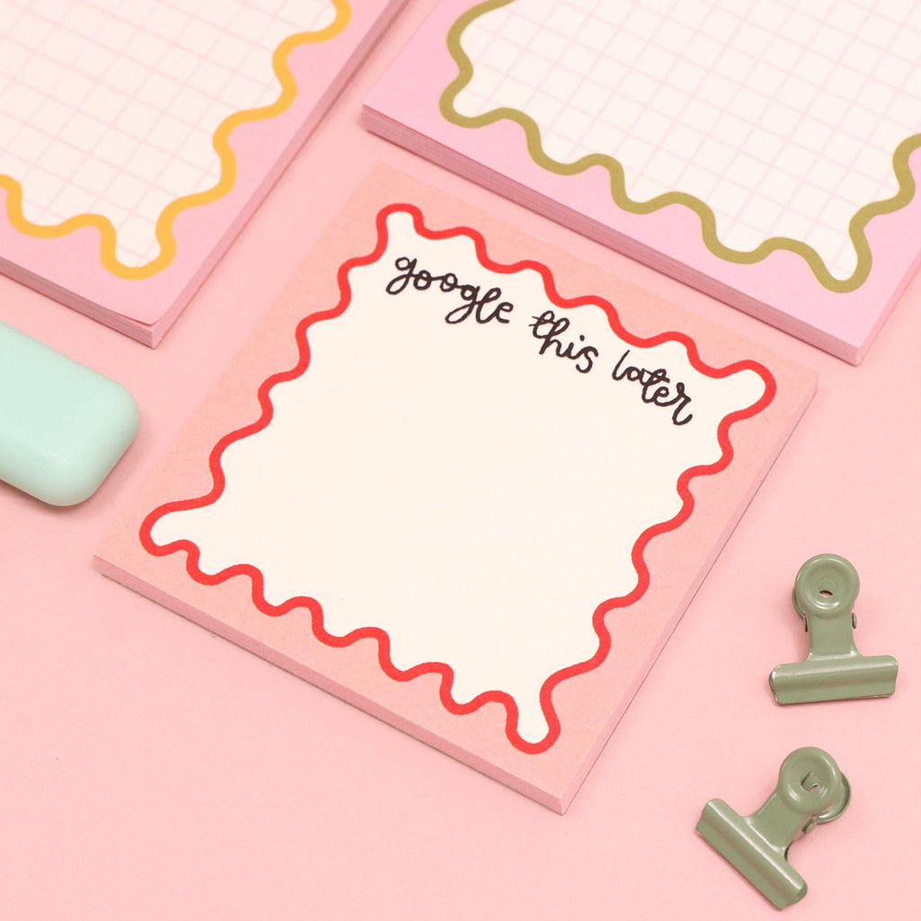 Memo pad - google this later