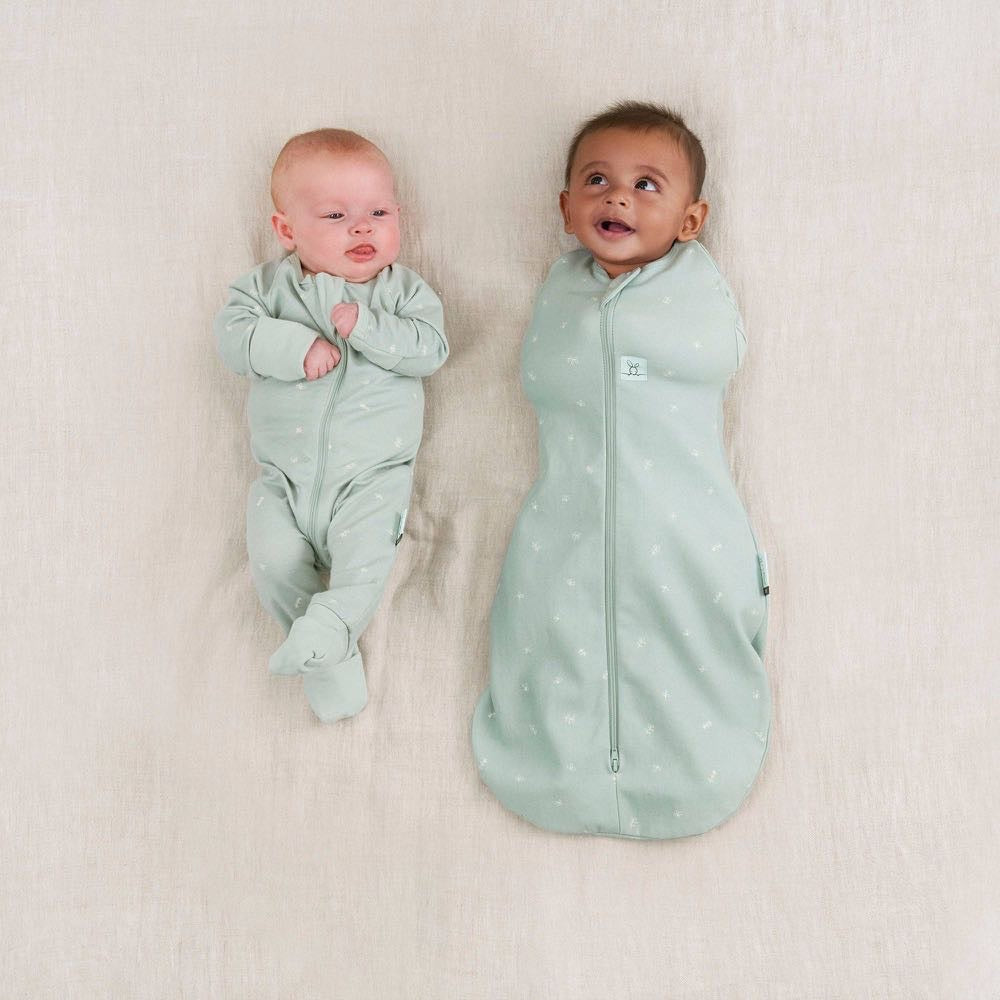 ergoPouch Cocoon Swaddle Bag 1.0 TOG, Sage, 0-3 Months