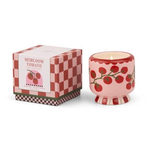 Adopo Tomato Vine Ceramic Candle - Heirloom Tomato