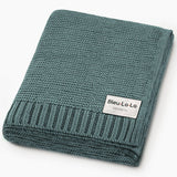 100% Organic Luxury Cotton Swaddle Receiving Baby Blanket