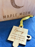 Nanny, Thanks for being such an important piece of my life wooden hanging decoration