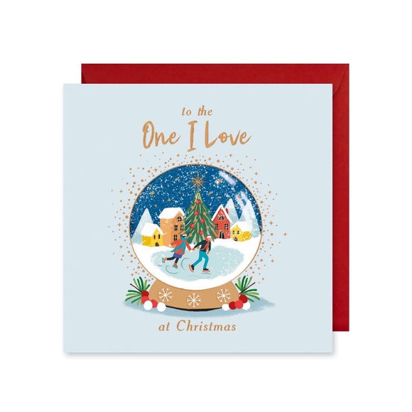 To the One I love Christmas Card
