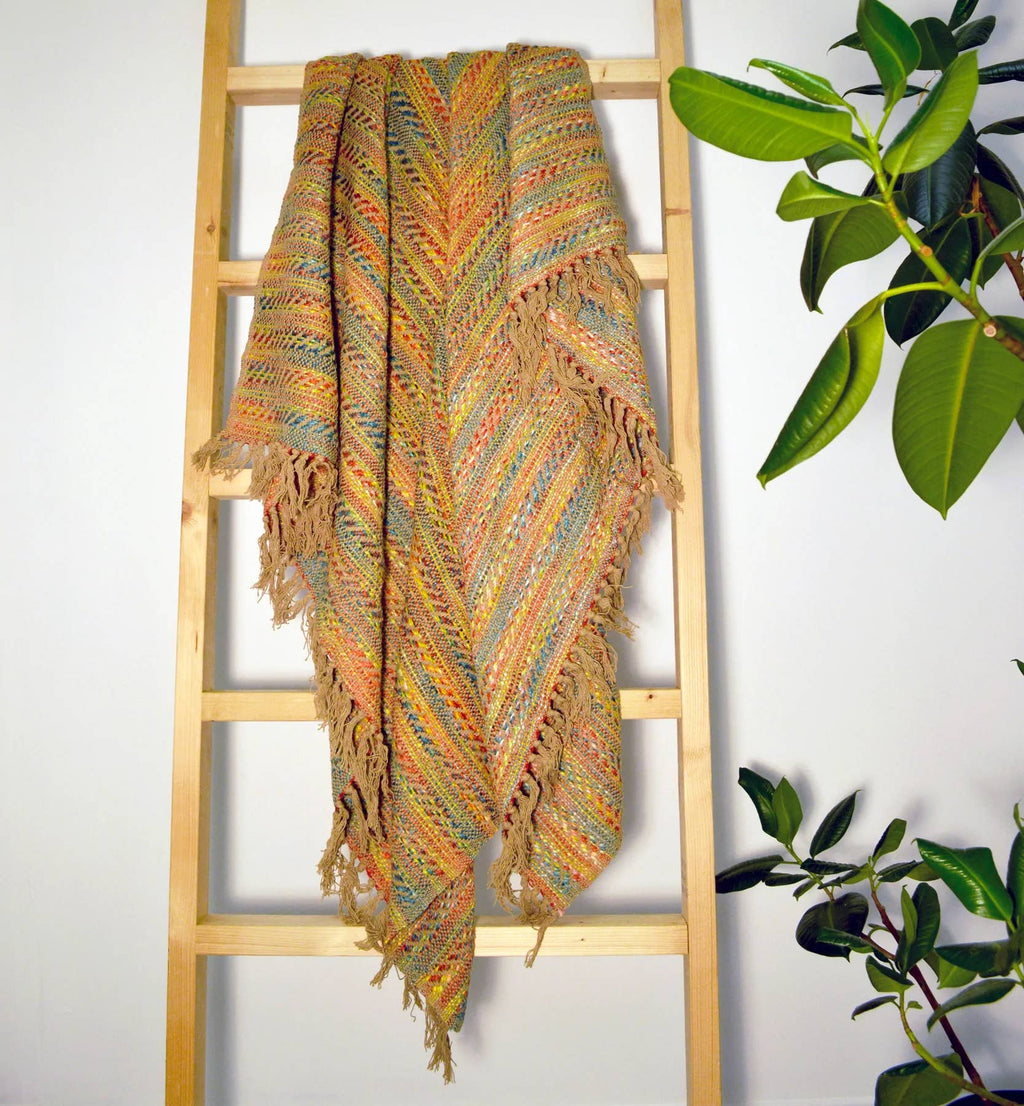 Banjara Patterned Colourful Throw Blanket