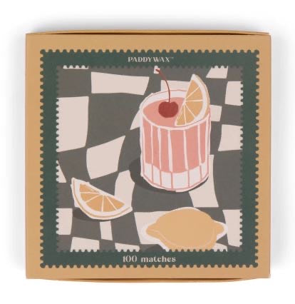 JUMBO BOXED MATCHES - COCKTAIL