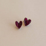 I Heart You Stud Earrings - Pepper You