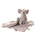 Grey Elephant Comforter Baby Soother — Soft Plush Elephant Comforter| Award-Winning Newborn Gift
