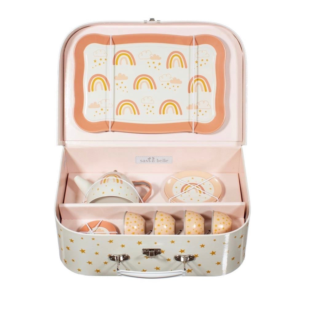 Earth rainbow kids tea set from sass and belle 