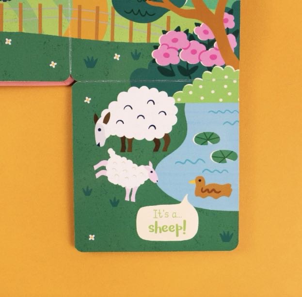 Who’s Here On The Farm – Fold-Out Flaps Board Book