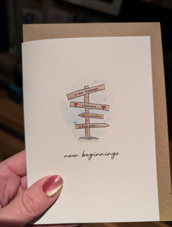 New Beginnings Greeting Card