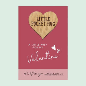 Valentines little pocket token hug 