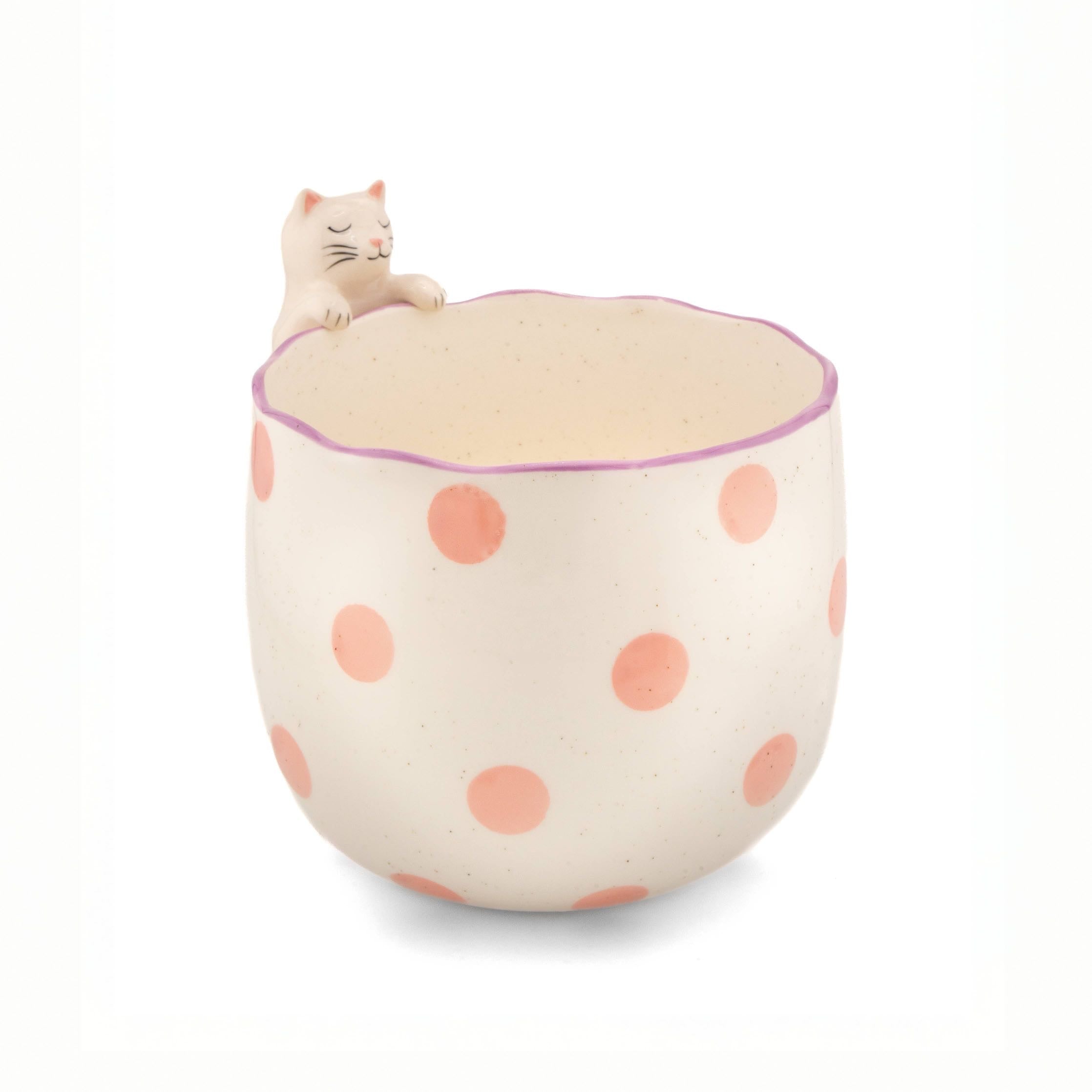 Peeking Cat Planter