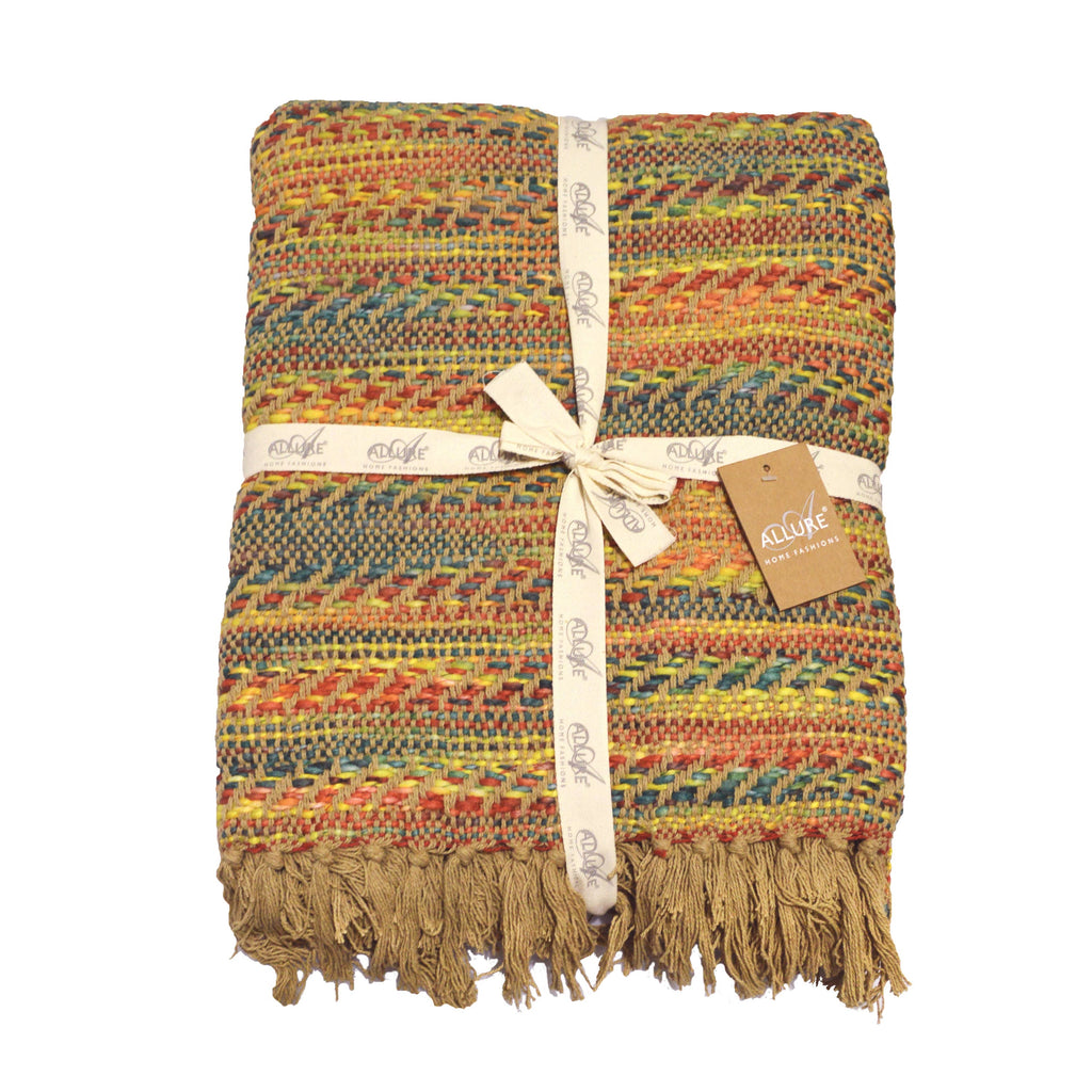 Banjara Patterned Colourful Throw Blanket